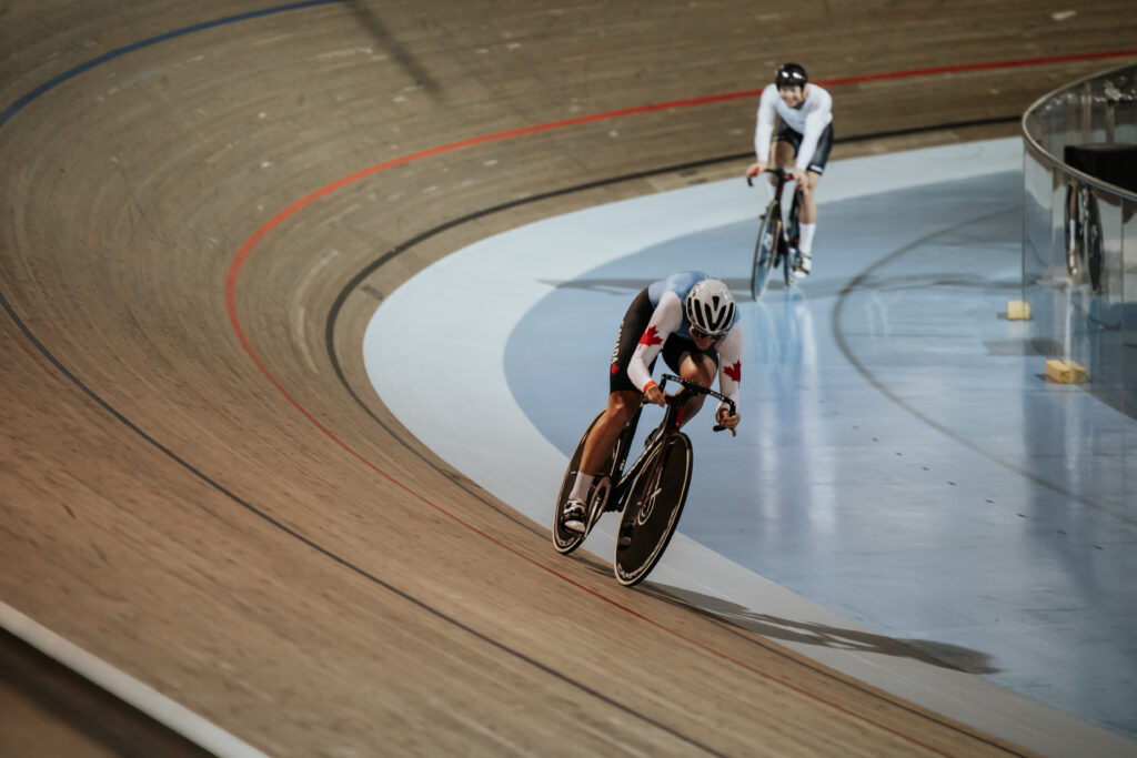 Cyclist Kelsey Mitchell