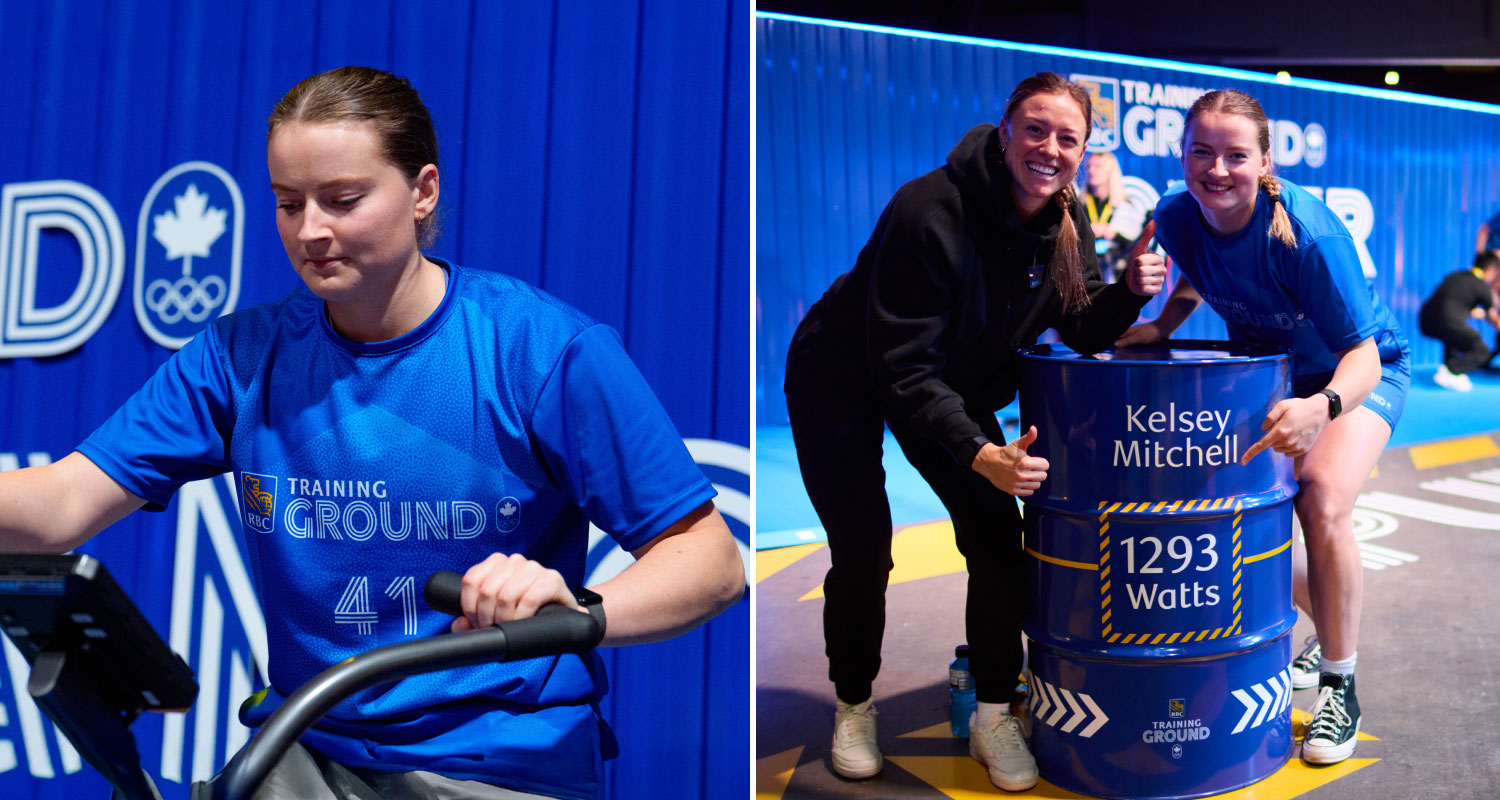 Drue Nooyen of Calgary breaks Kelsey Mitchell’s National Final record on the watt bike